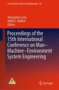 Dhillon / Long |  Proceedings of the 15th International Conference on Man¿Machine¿Environment System Engineering | Buch |  Sack Fachmedien