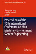 Long / Dhillon |  Proceedings of the 15th International Conference on Man–Machine–Environment System Engineering | eBook | Sack Fachmedien