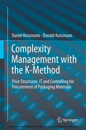 Kossmann | Complexity Management with the K-Method | E-Book | www.sack.de