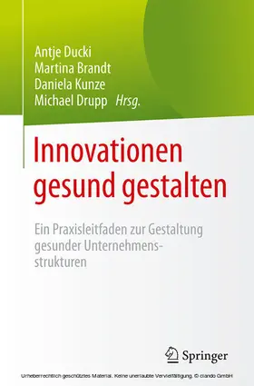 Ducki / Brandt / Kunze |  Innovationen gesund gestalten | eBook | Sack Fachmedien