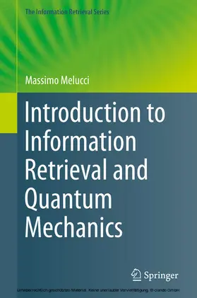 Melucci | Introduction to Information Retrieval and Quantum Mechanics | E-Book | sack.de