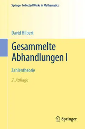 Hilbert |  Gesammelte Abhandlungen I | Buch |  Sack Fachmedien