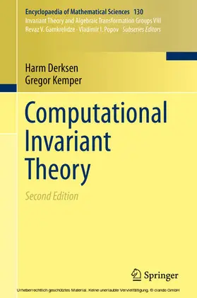 Derksen / Kemper | Computational Invariant Theory | E-Book | sack.de