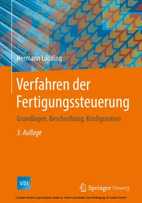 Lödding |  Verfahren der Fertigungssteuerung | eBook | Sack Fachmedien