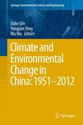 Qin / Mu / Ding |  Climate and Environmental Change in China: 1951¿2012 | Buch |  Sack Fachmedien