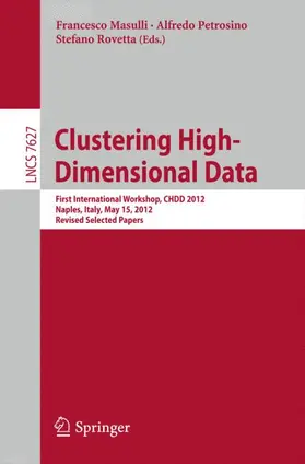 Masulli / Rovetta / Petrosino |  Clustering High--Dimensional Data | Buch |  Sack Fachmedien