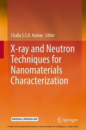 Kumar | X-ray and Neutron Techniques for Nanomaterials Characterization | E-Book | www.sack.de
