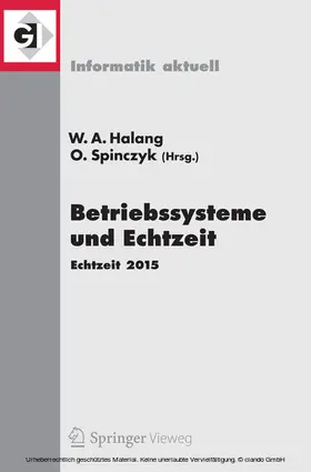 Halang / Spinczyk | Betriebssysteme und Echtzeit | E-Book | sack.de
