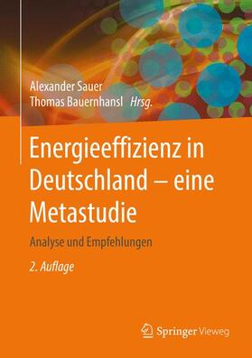 Sauer / Bauernhansl | Energieeffizienz in Deutschland - eine Metastudie | Buch | 978-3-662-48882-9 | sack.de