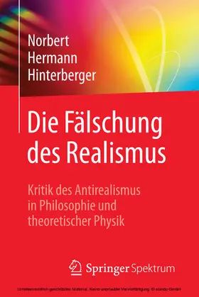 Hinterberger |  Die Fälschung des Realismus | eBook | Sack Fachmedien
