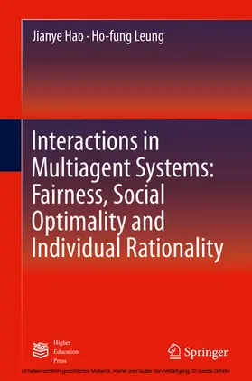 Hao / Leung | Interactions in Multiagent Systems: Fairness, Social Optimality and Individual Rationality | E-Book | www.sack.de