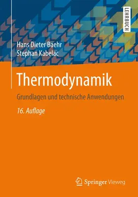 Kabelac / Baehr |  Thermodynamik | Buch |  Sack Fachmedien