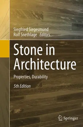 Snethlage / Siegesmund |  Stone in Architecture | Buch |  Sack Fachmedien