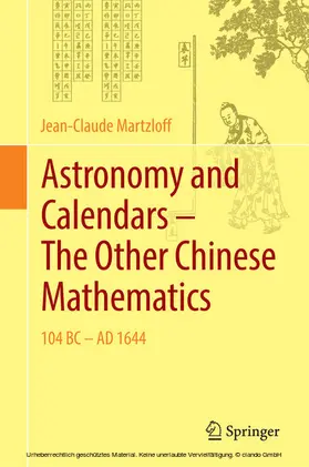 Martzloff |  Astronomy and Calendars – The Other Chinese Mathematics | eBook | Sack Fachmedien