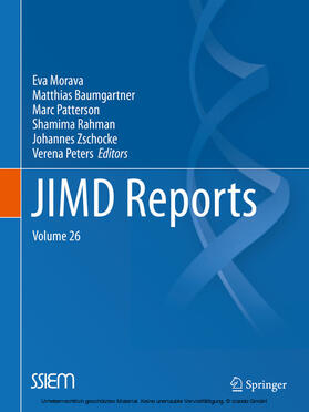 Morava / Baumgartner / Patterson | JIMD Reports, Volume 26 | E-Book | sack.de