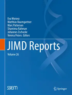 Morava / Baumgartner / Patterson |  JIMD Reports, Volume 26 | eBook | Sack Fachmedien