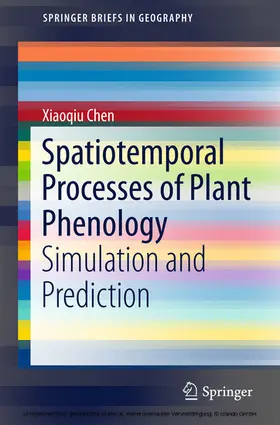 Chen | Spatiotemporal Processes of Plant Phenology | E-Book | sack.de