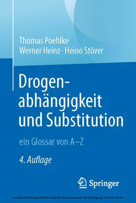 Poehlke / Heinz / Stöver | Drogenabhängigkeit und Substitution – ein Glossar von A–Z | E-Book | sack.de