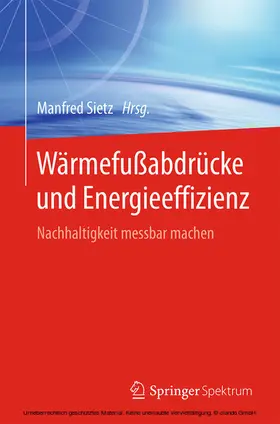Sietz | Wärmefußabdrücke und Energieeffizienz | E-Book | www.sack.de