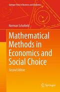 Schofield |  Mathematical Methods in Economics and Social Choice | Buch |  Sack Fachmedien