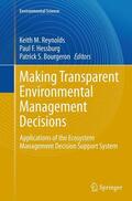Reynolds / Bourgeron / Hessburg |  Making Transparent Environmental Management Decisions | Buch |  Sack Fachmedien