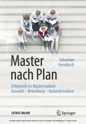 Horndasch | Master nach Plan | E-Book | sack.de