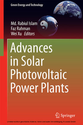 Islam / Rahman / Xu | Advances in Solar Photovoltaic Power Plants | E-Book | sack.de