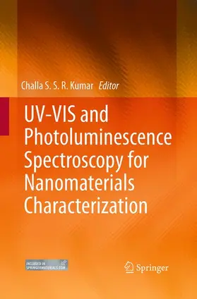 Kumar |  UV-VIS and Photoluminescence Spectroscopy for Nanomaterials Characterization | Buch |  Sack Fachmedien