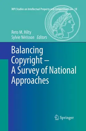 Nérisson / Hilty |  Balancing Copyright - A Survey of National Approaches | Buch |  Sack Fachmedien