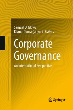 Çaliyurt / Idowu | Corporate Governance | Buch | 978-3-662-51113-8 | sack.de