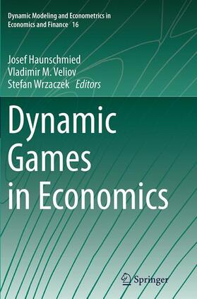 Haunschmied / Wrzaczek / Veliov | Dynamic Games in Economics | Buch | 978-3-662-51193-0 | sack.de
