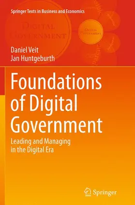 Huntgeburth / Veit |  Foundations of Digital Government | Buch |  Sack Fachmedien