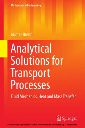 Brenn | Analytical Solutions for Transport Processes | E-Book | sack.de
