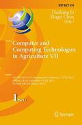 Chen / Li |  Computer and Computing Technologies in Agriculture VII | Buch |  Sack Fachmedien