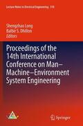 Dhillon / Long |  Proceedings of the 14th International Conference on Man-Machine-Environment System Engineering | Buch |  Sack Fachmedien