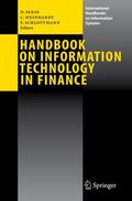 Seese / Schlottmann / Weinhardt |  Handbook on Information Technology in Finance | Buch |  Sack Fachmedien