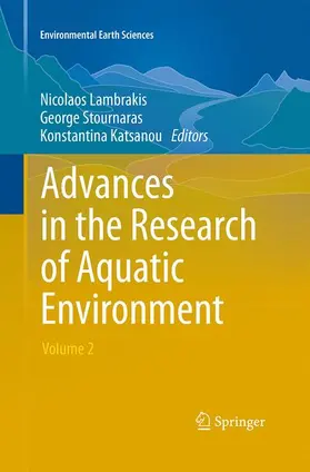 Lambrakis / Katsanou / Stournaras |  Advances in the Research of Aquatic Environment | Buch |  Sack Fachmedien