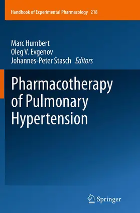 Humbert / Stasch / Evgenov |  Pharmacotherapy of Pulmonary Hypertension | Buch |  Sack Fachmedien