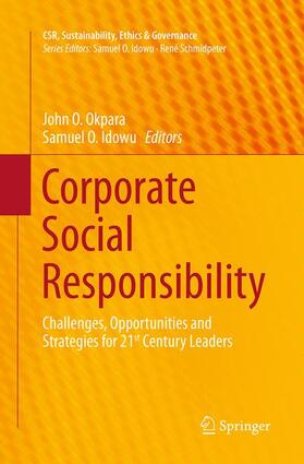 Idowu / Okpara | Corporate Social Responsibility | Buch | sack.de