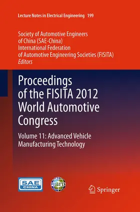 SAE-China / FISITA |  Proceedings of the FISITA 2012 World Automotive Congress | Buch |  Sack Fachmedien