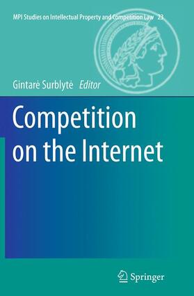 Surblyte / Surblyte | Competition on the Internet | Buch | 978-3-662-52548-7 | sack.de