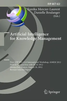 Boulanger / Mercier-Laurent |  Artificial Intelligence for Knowledge Management | Buch |  Sack Fachmedien