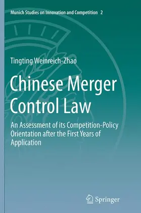 Weinreich-Zhao |  Chinese Merger Control Law | Buch |  Sack Fachmedien