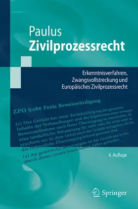 Paulus |  Zivilprozessrecht | Buch |  Sack Fachmedien