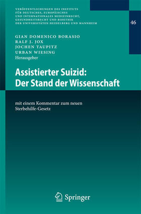 Borasio / Jox / Taupitz | Assistierter Suizid: Der Stand der Wissenschaft | E-Book | sack.de