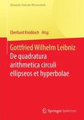 Knobloch |  Gottfried Wilhelm Leibniz | Buch |  Sack Fachmedien
