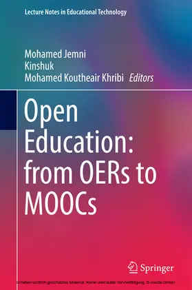 Jemni / Kinshuk / Khribi | Open Education: from OERs to MOOCs | E-Book | www.sack.de