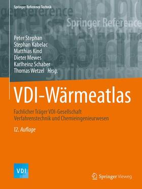 Stephan / Kabelac / Kind | VDI-Wärmeatlas | Buch | 978-3-662-52988-1 | sack.de