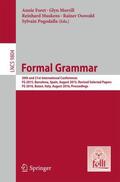 Foret / Morrill / Pogodalla |  Formal Grammar | Buch |  Sack Fachmedien