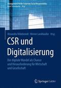 Hildebrandt / Landhäußer |  CSR und Digitalisierung | Buch |  Sack Fachmedien